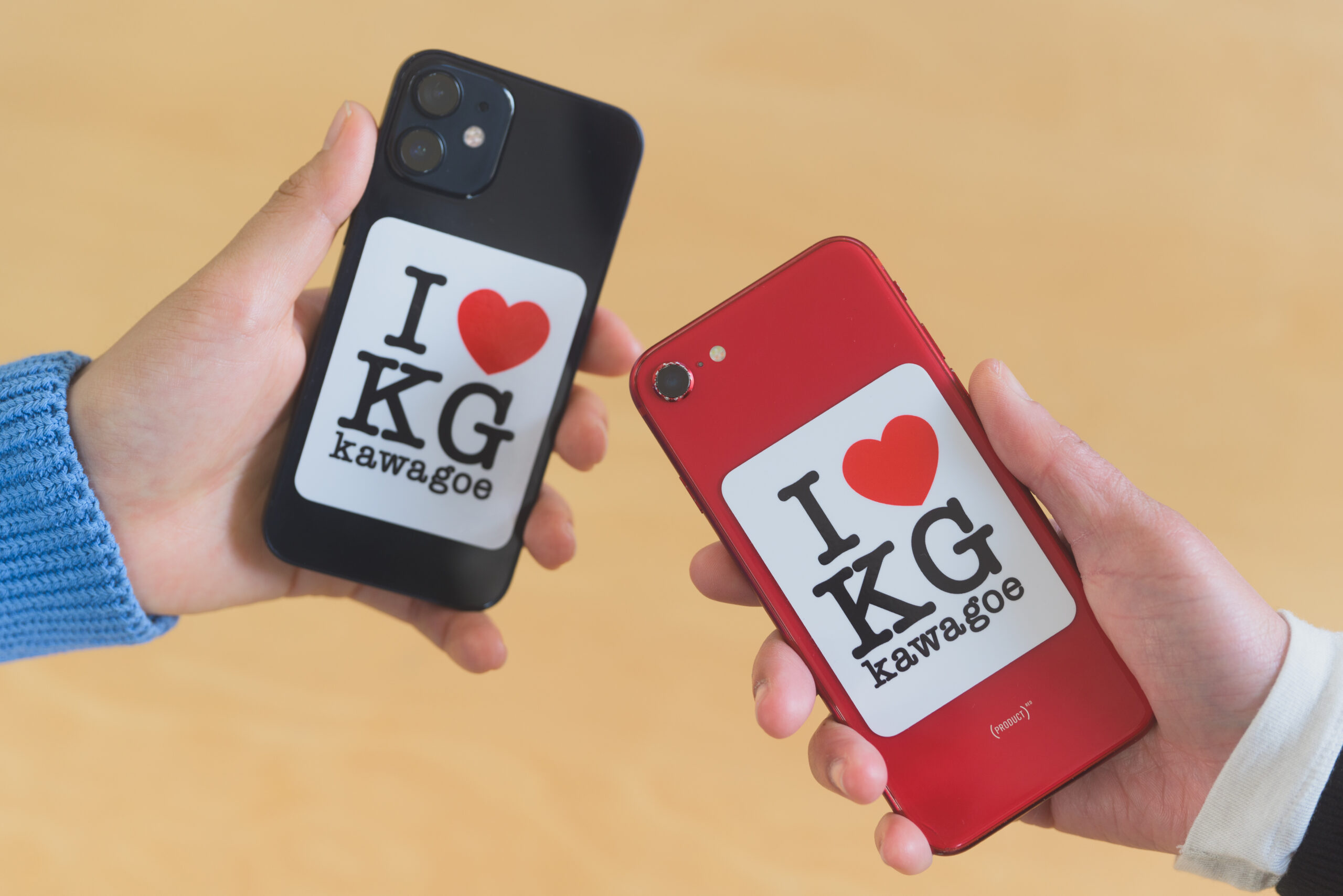 「I❤️KG」ステッカー販売開始しました!!